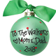 Our First Christmas Glass Christmas Ornament Image 2 of 3